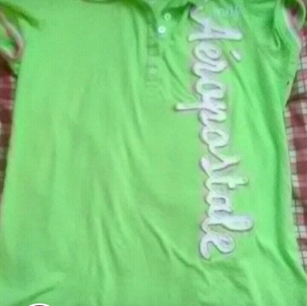 Green aropostal shirt